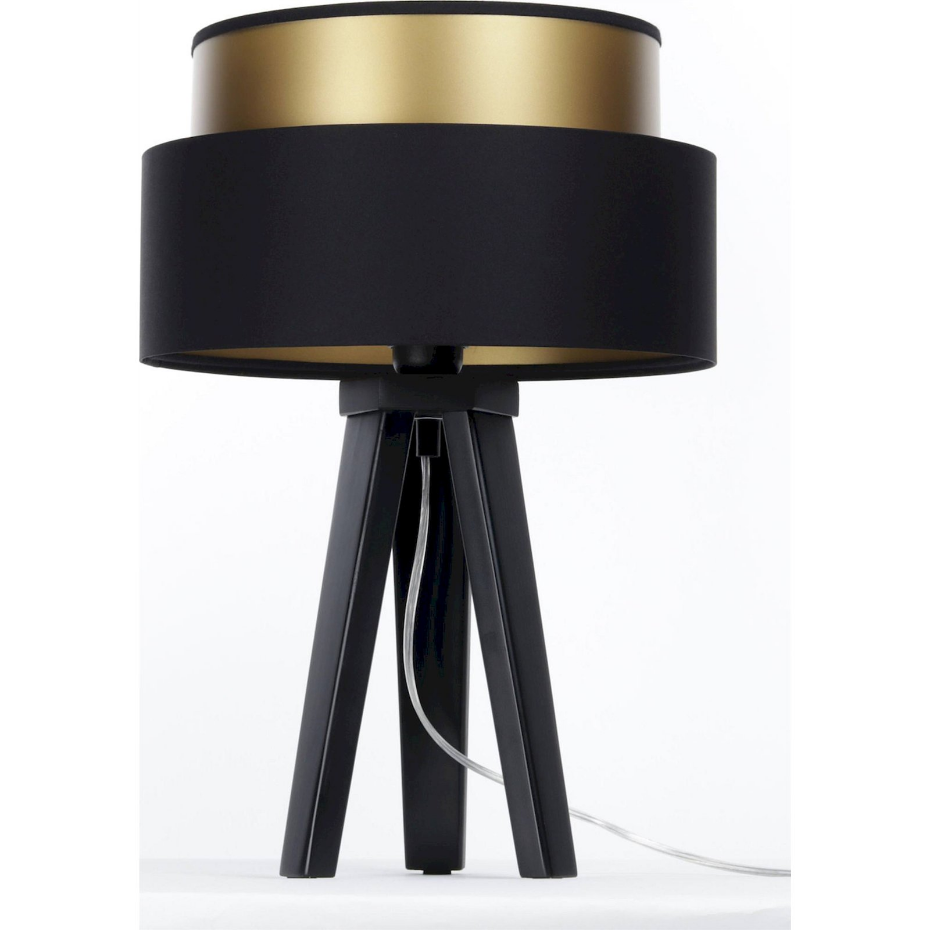 Lampe à poser ronde en PVC Duo ellegant