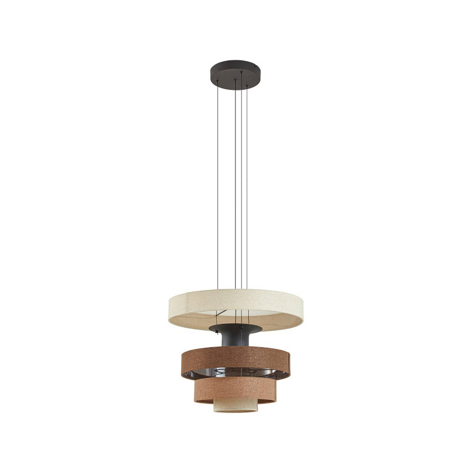 Suspension en textile moderneLED, Peldano