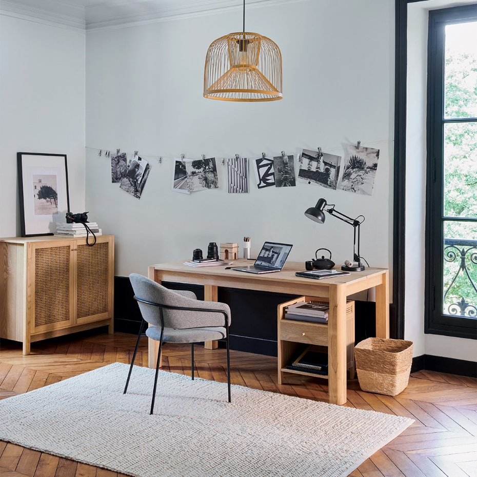 Suspension bambou tressé AMY