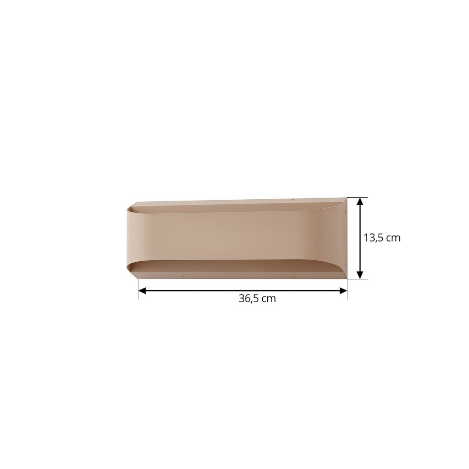 Applique extérieure en aluminium moderneLED
