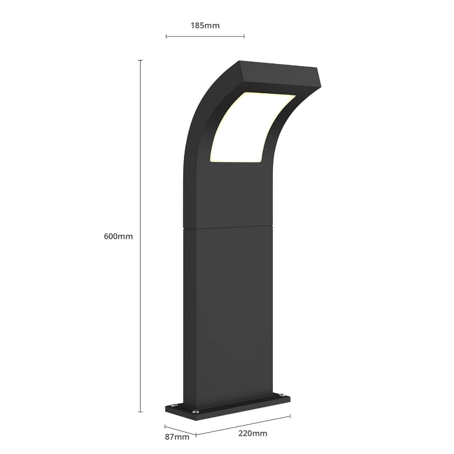 Luminaire extérieur en aluminium moderneLED