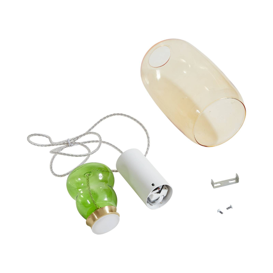 Suspension en verre jeunesLED, Fay