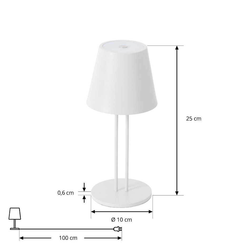 Luminaire de terrasse en métal moderneLED