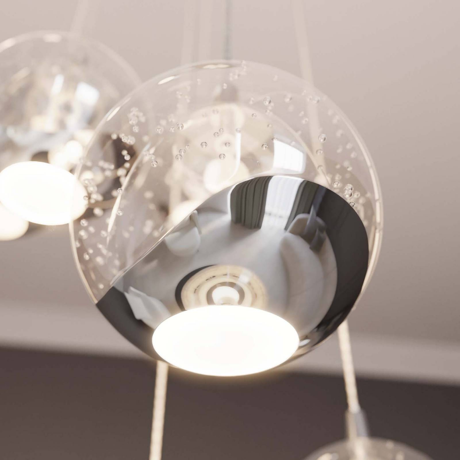 Suspension en verre designLED, Hayley