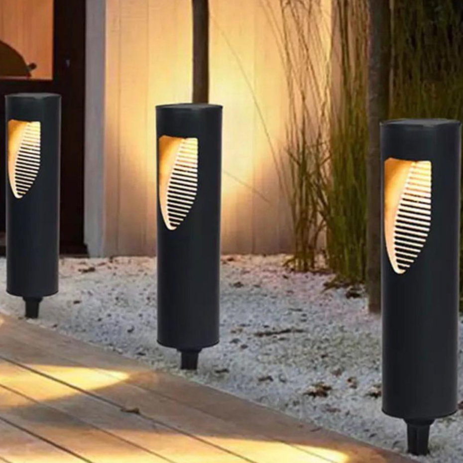 6 balises solaires à piquer GRILLY H34cm