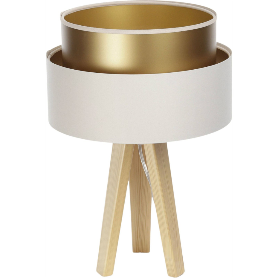 Lampe à poser ronde en PVC Duo ellegant