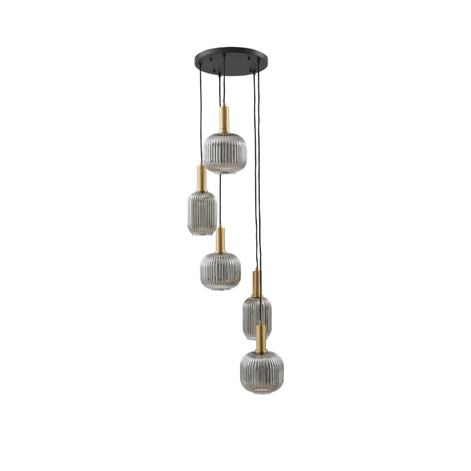 Suspension en verre vintage, Doroteo