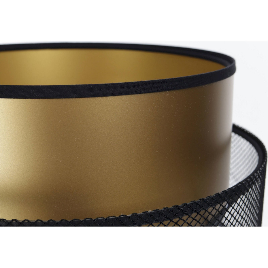 Lampe à poser ronde en PVC effet maille Duo ellegant