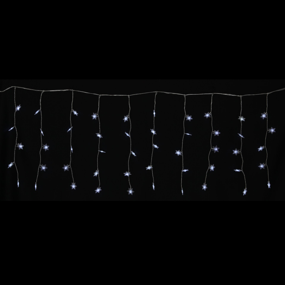 Guirlande électrique Banniere 60 Led flocons