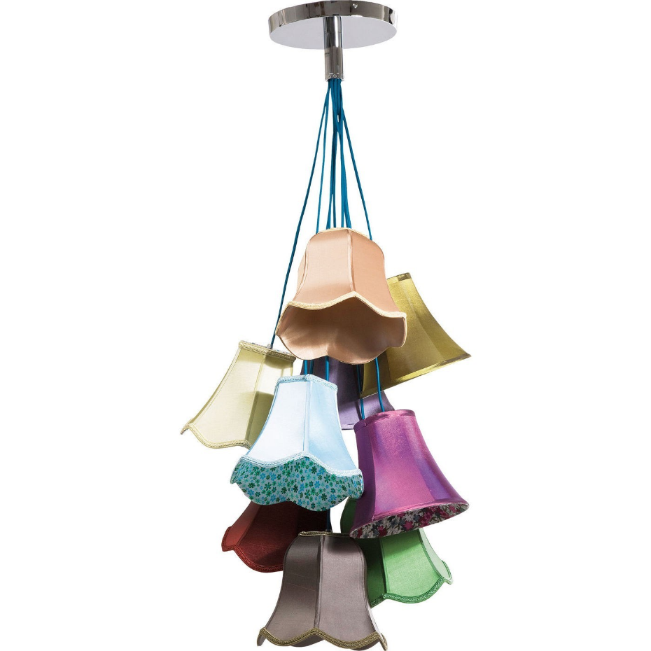 Suspension en soie 9 abat-jours, SALOON