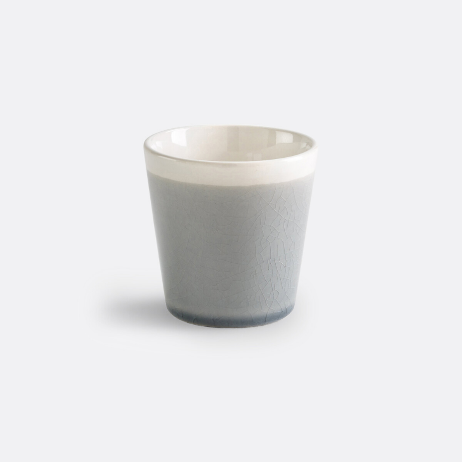 Lot 4 tasses à café craquelées, GOGAIN