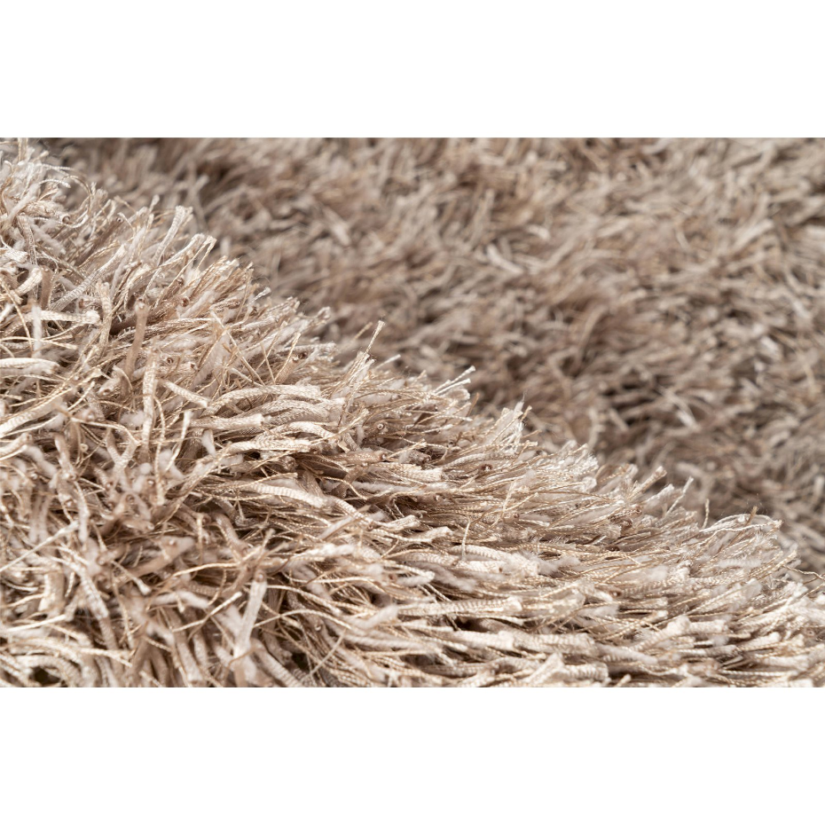 Tapis shaggy frangé rectangulaire Beat