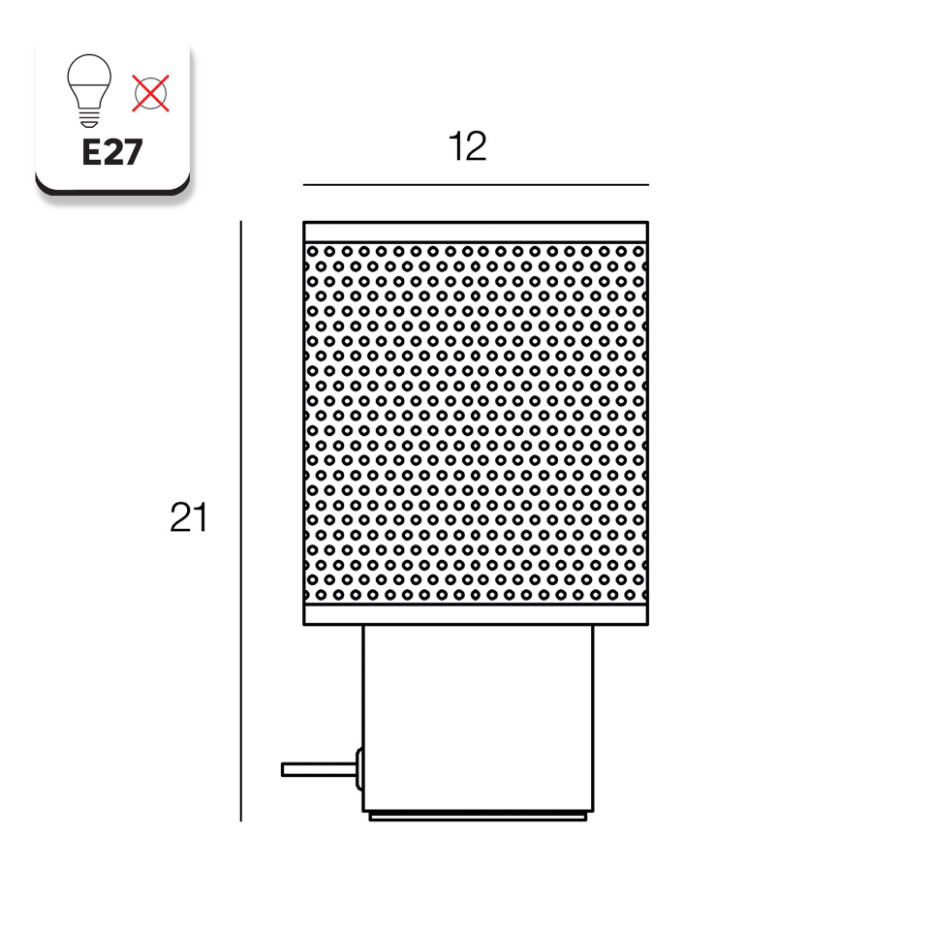 Lampe à poser en fer, INSPIRE