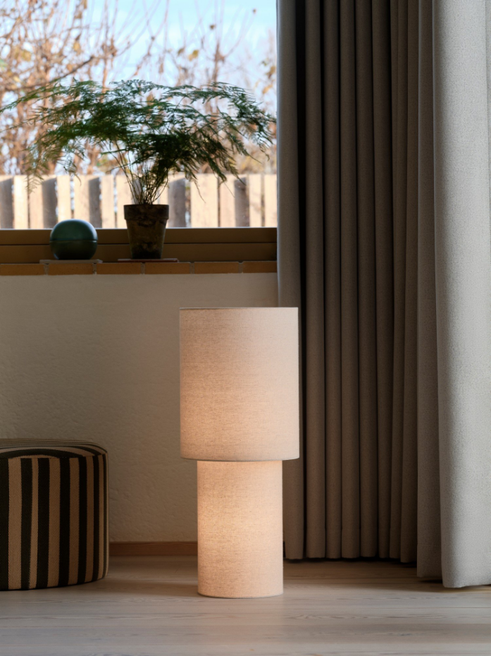 Lampadaire Izara 60  Textile Beige ,  H. 60 - IP20 - E27 /  Nordlux Intérieur