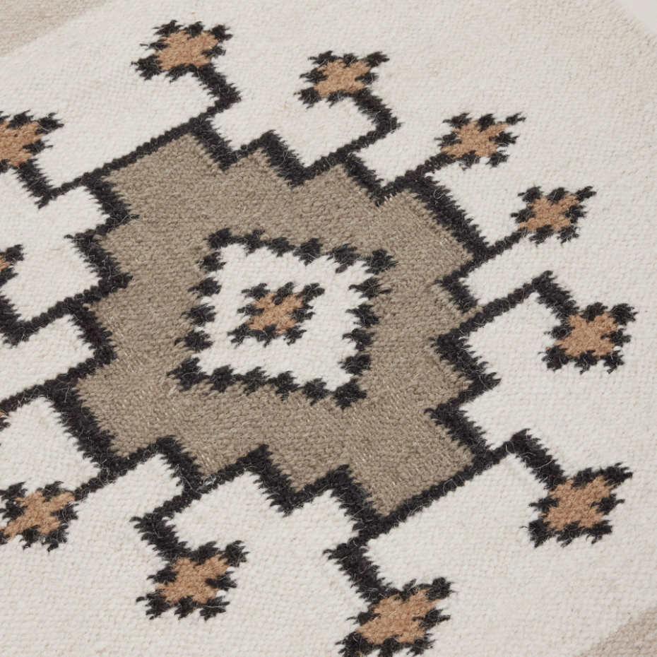 Tapis de sol en Tissé plat 100% laine  BOUEKRI
