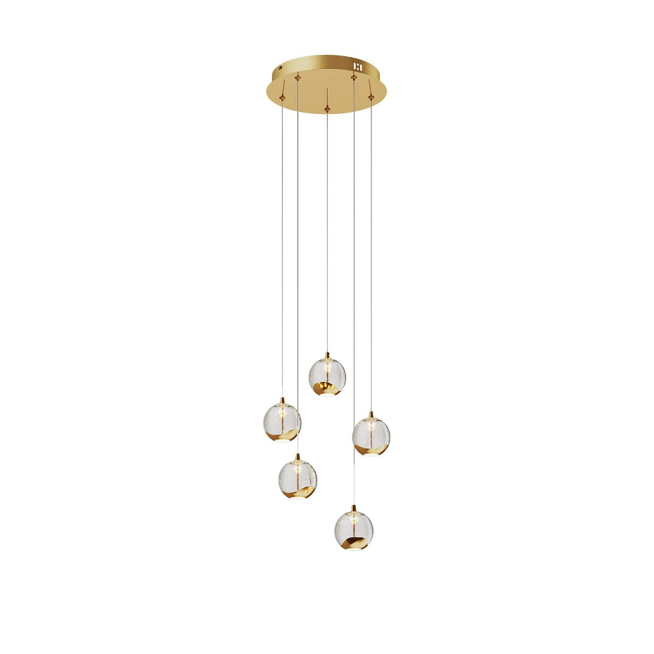 Suspension en verre moderneLED, Hayley