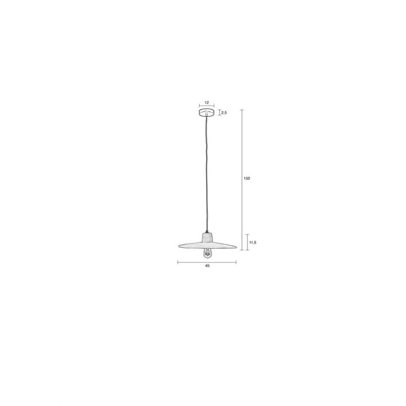 Suspension en rotin ethnique, D.V014049, BALANCE