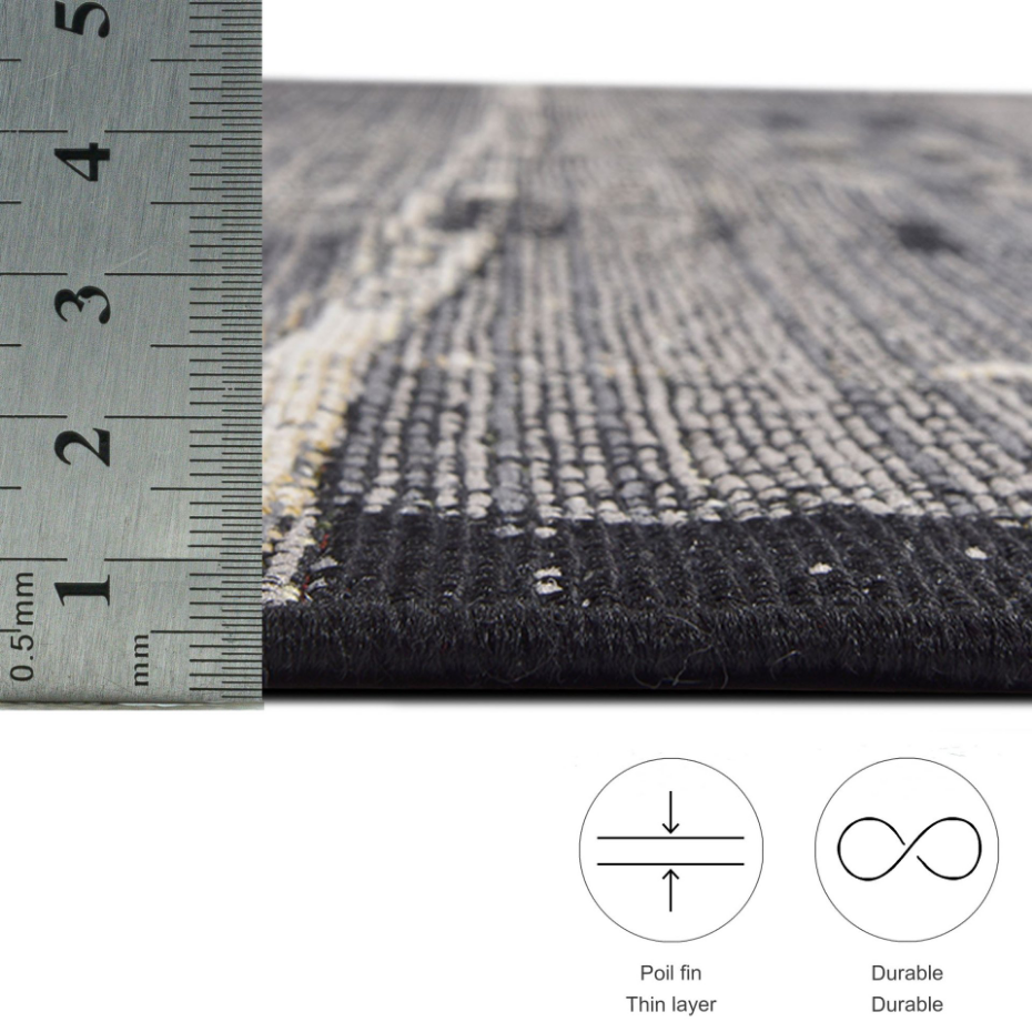 Tapis d'extérieur tissé plat à motifs géométriques - Aurora