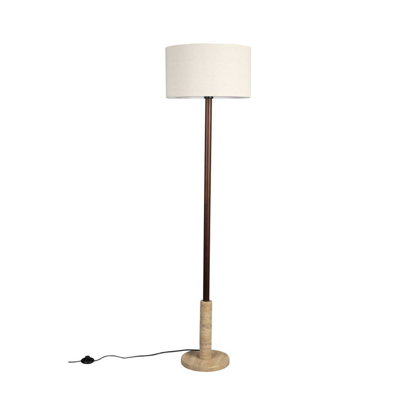 Lampadaire design en bois classique, JACKSON