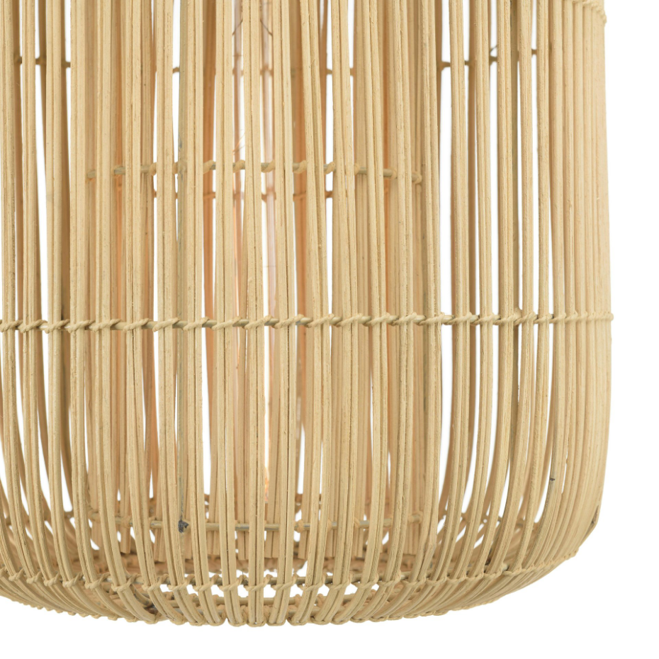 Suspension en rotin allongée 35cm FOLELLI