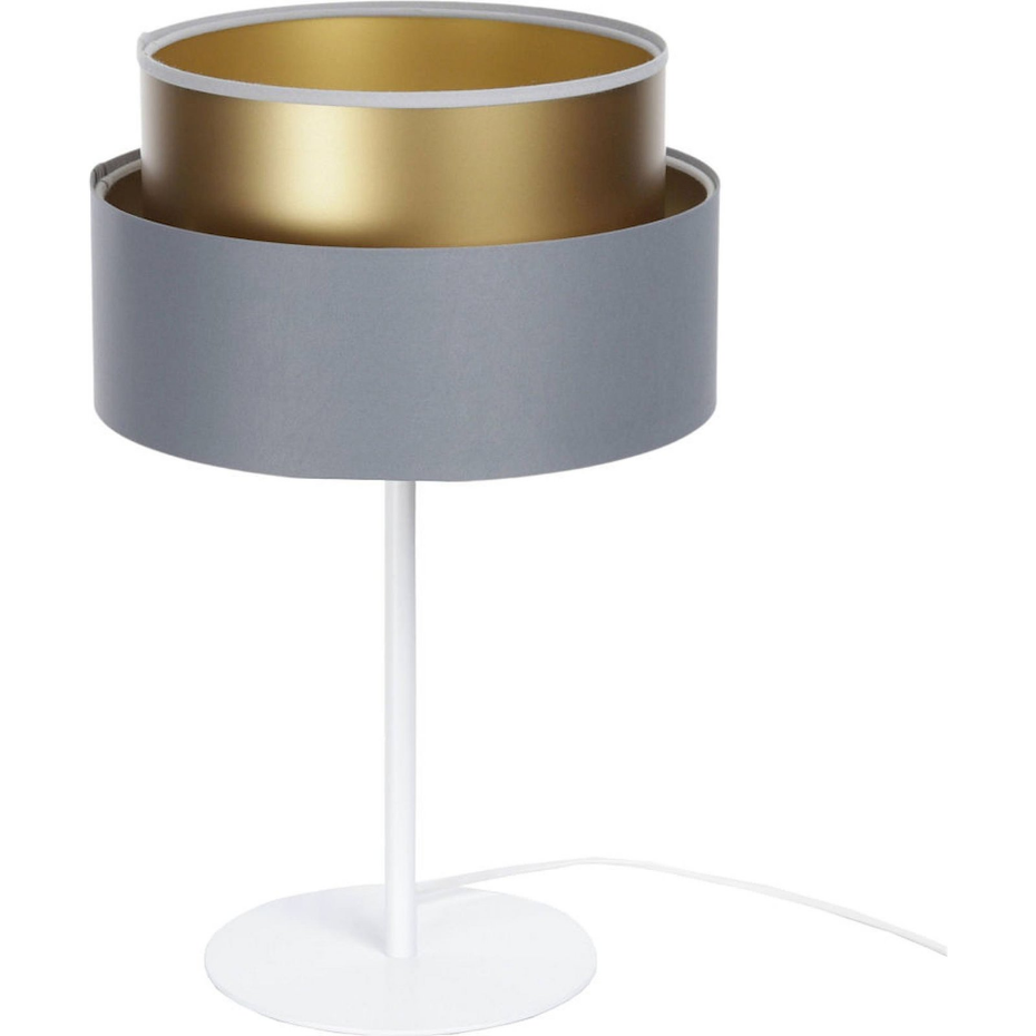 Lampe à poser ronde en PVC Duo ellegant