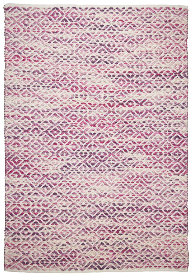 Tapis Smooth Comfort Diamond tissé main