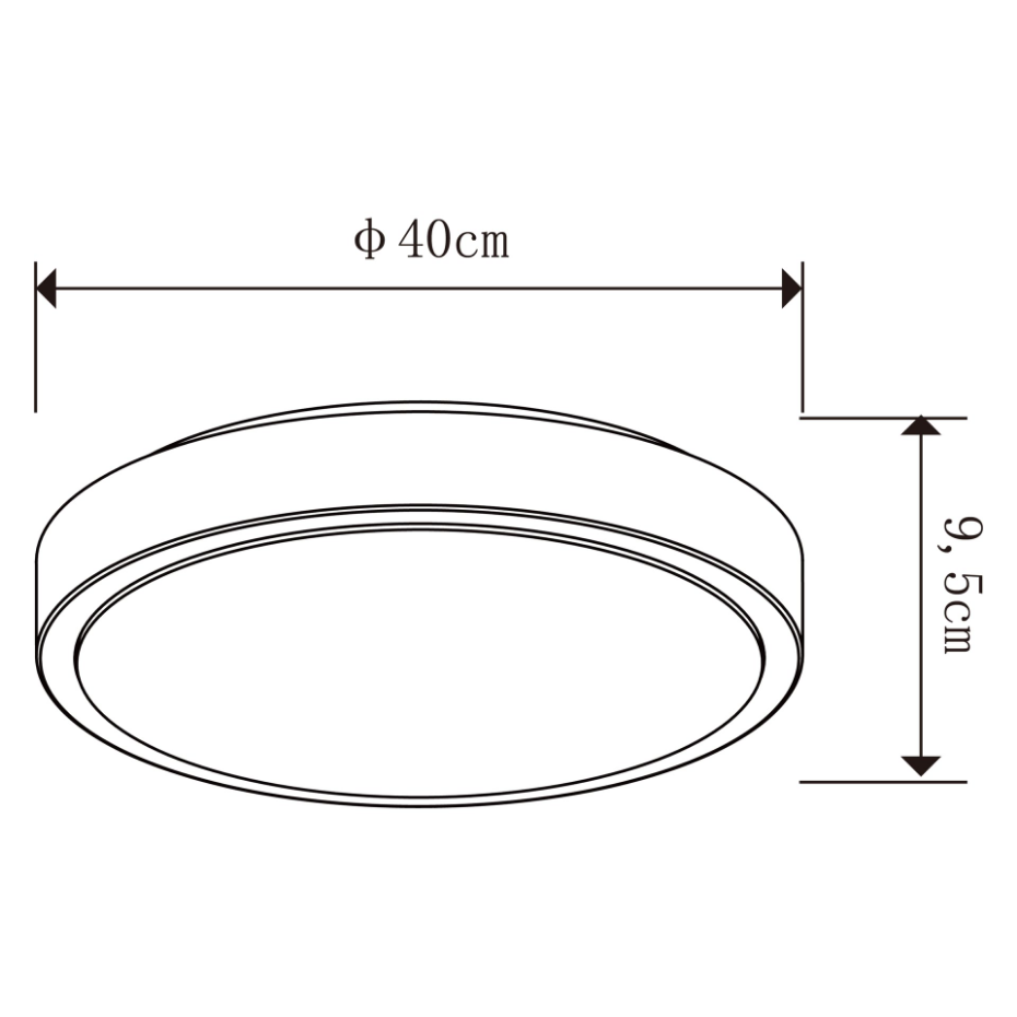 Plafonnier LED dimmable, DIAMOND