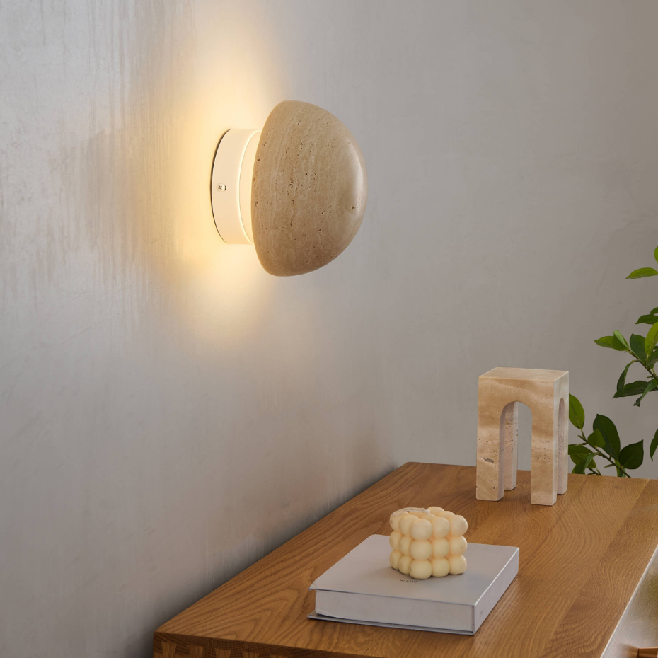 Applique en pierre naturelle à LED - ELVIN