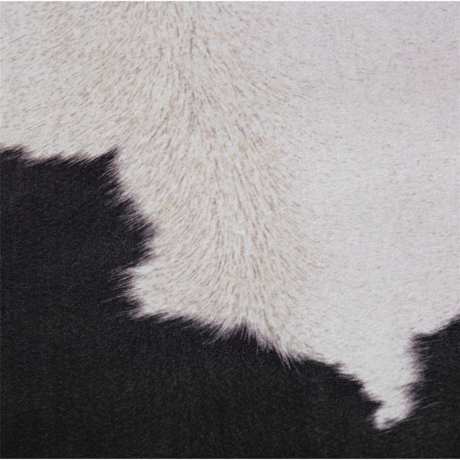 Tapis en polyester imitation peau de vache