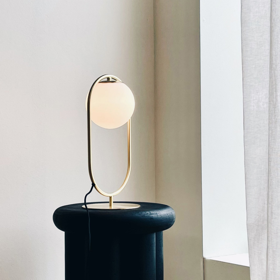 Lampe à poser en Métal brass Reims