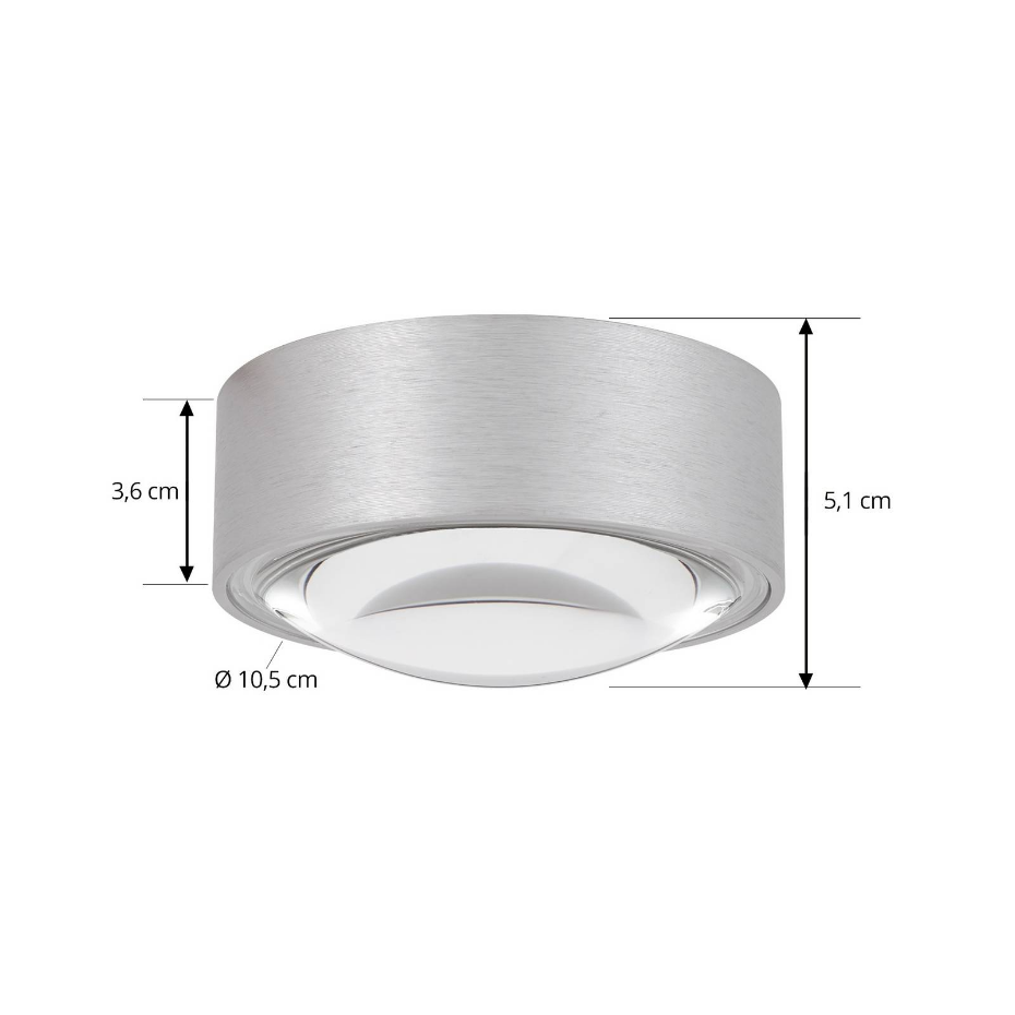 Plafonnier en aluminium moderneLED, Siaka