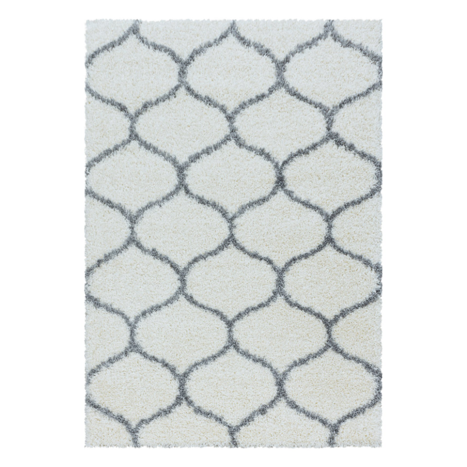 Tapis shaggy à poils long motif scandinave SALSA