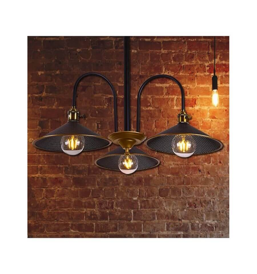 Suspension trio métal doré - HYPNOS