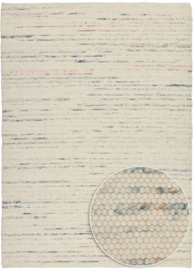 Tapis réversible en laine foulée tissé à la main aux couleurs vives - Alpen