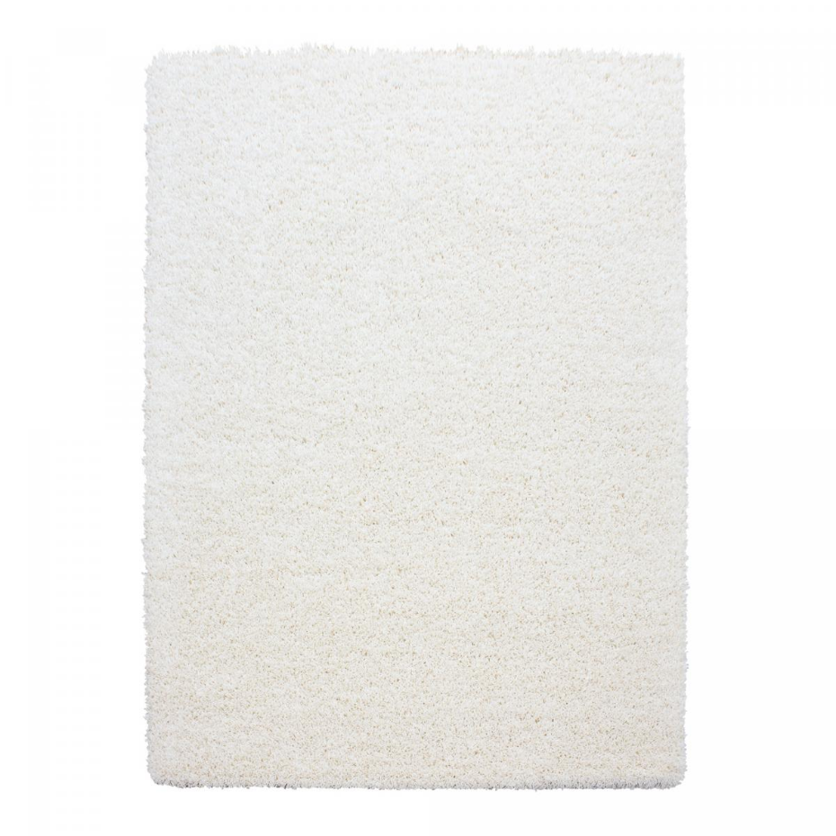 Tapis poils longs shaggy tissé motif uni UNI L