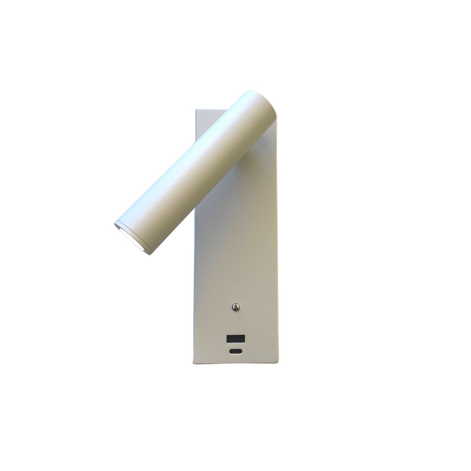 Applique liseuse moderne à port USB - TOFINO