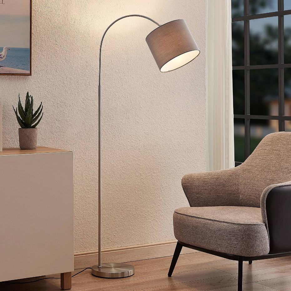 Lampadaire en métal moderne, Keriba