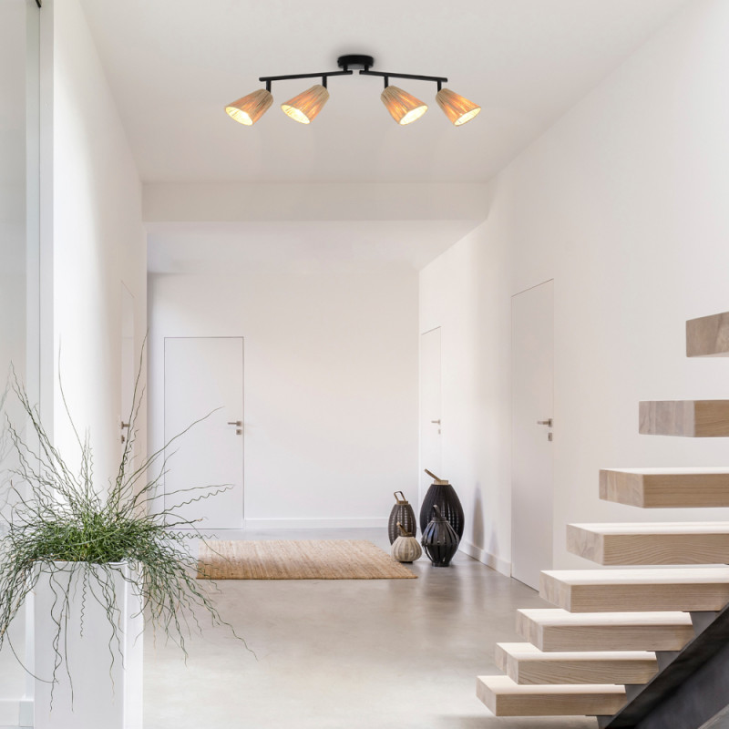 Spot Playa Raphia 4 Lampes