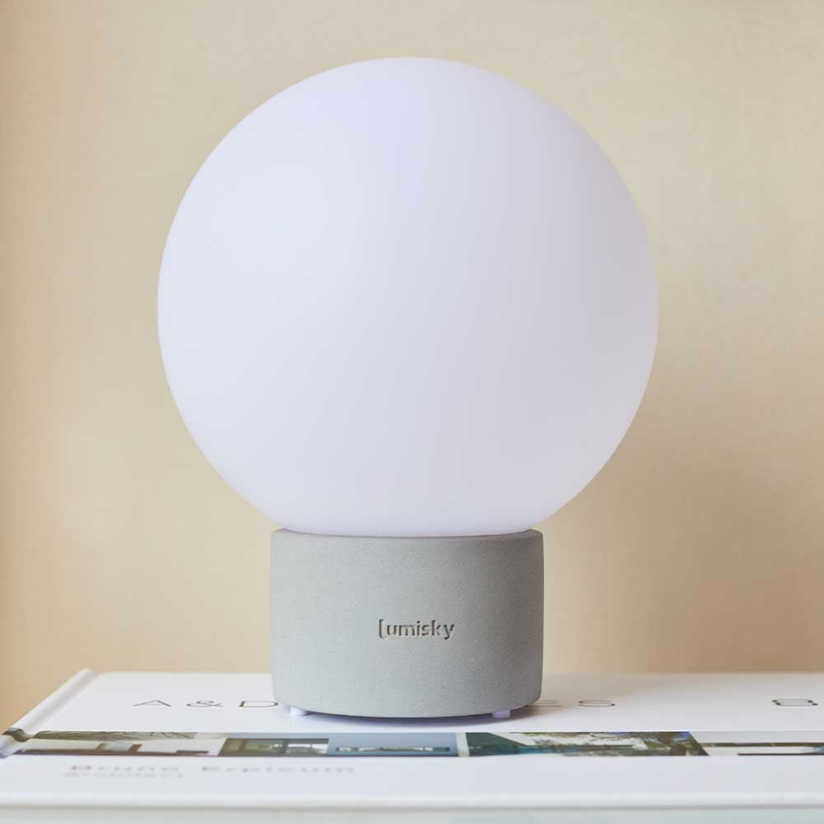 Lampe de table touch béton LED TERRA