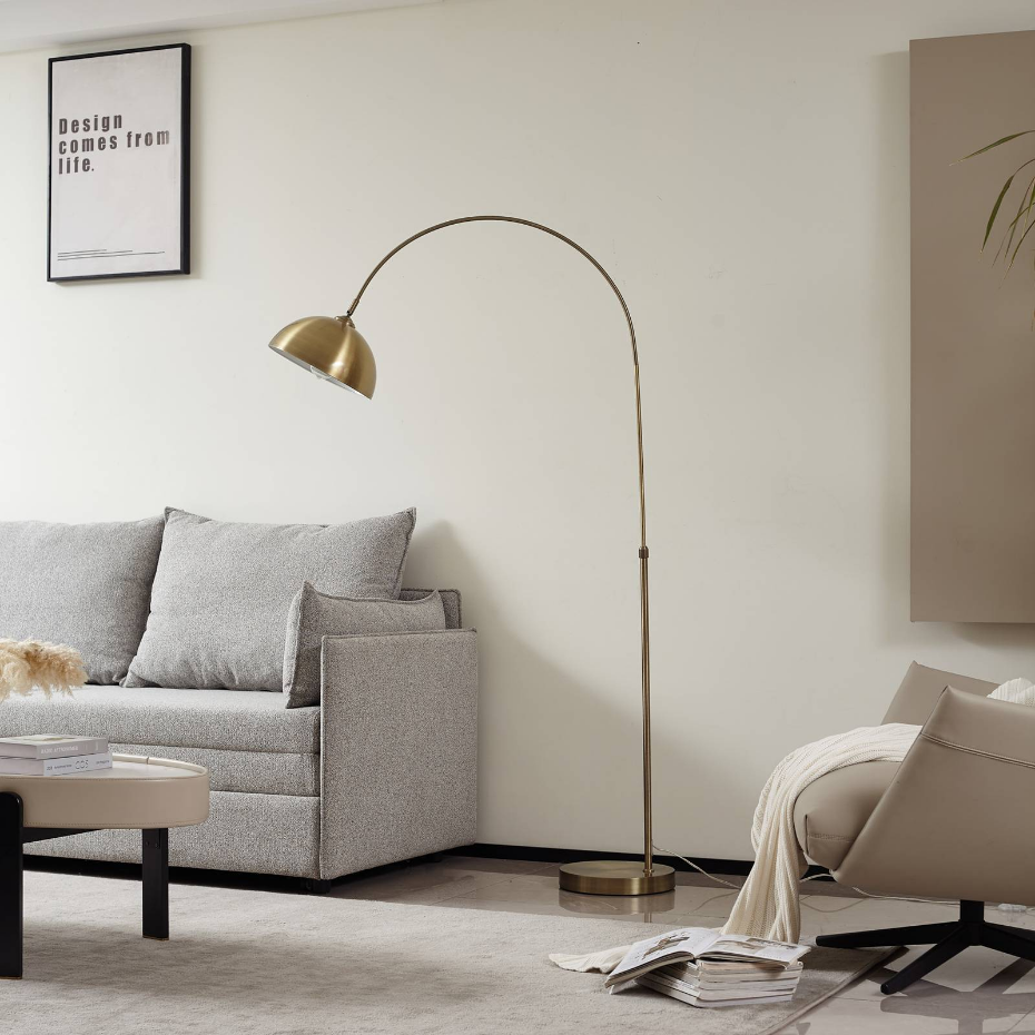 Lampadaire en métal moderne, Lennart