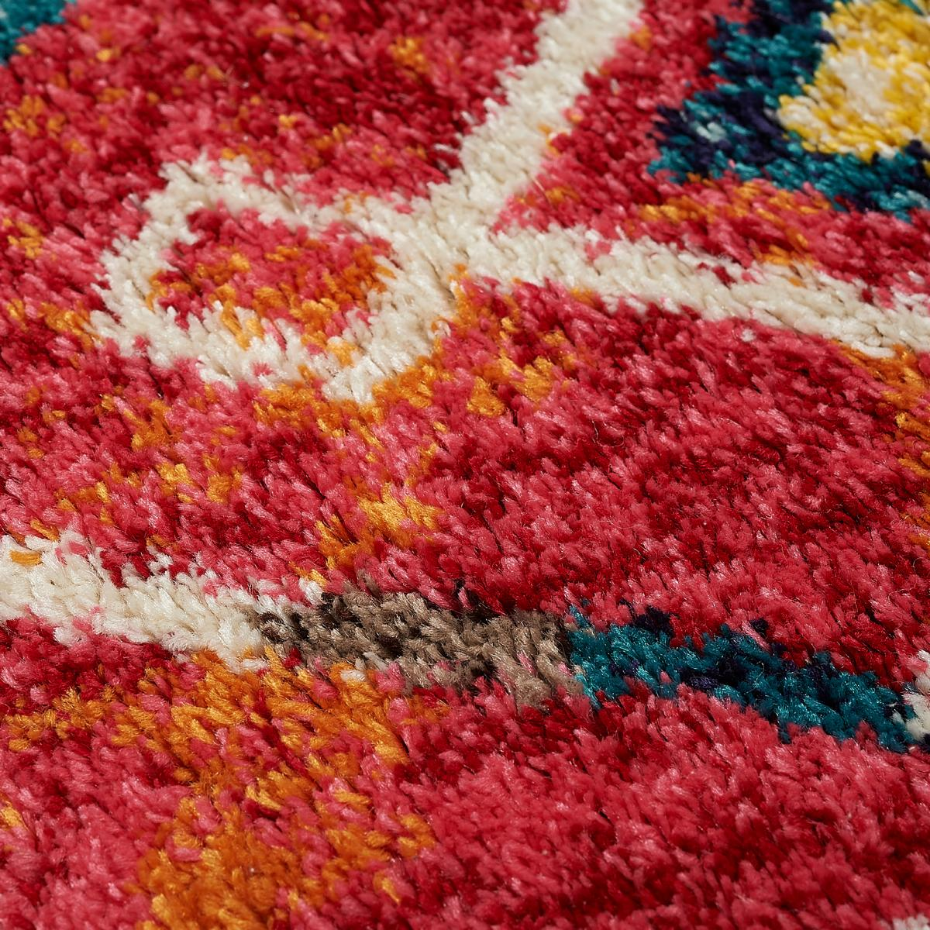 Tapis berbère tissé motifs tribaux LYN5 OURIKA B