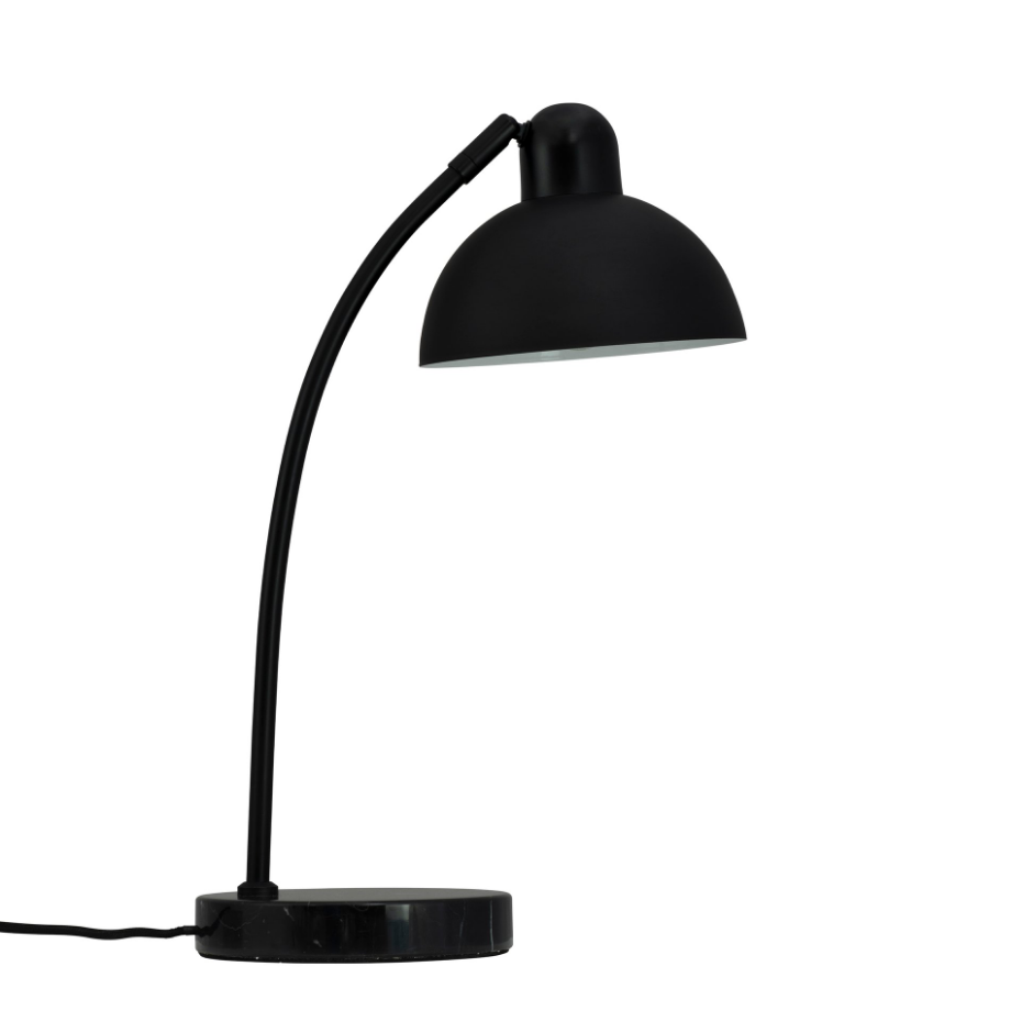 Lampe à poser marbre/noir ERIC