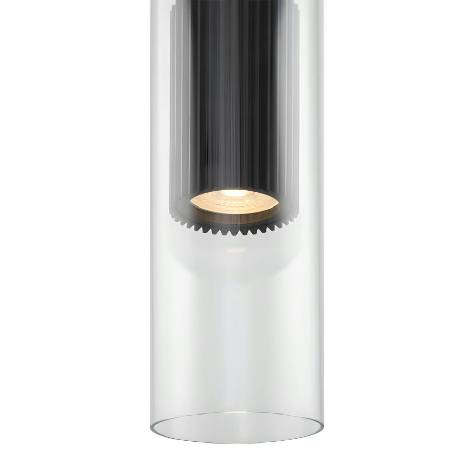 Suspension design cylindre en verre TAVA