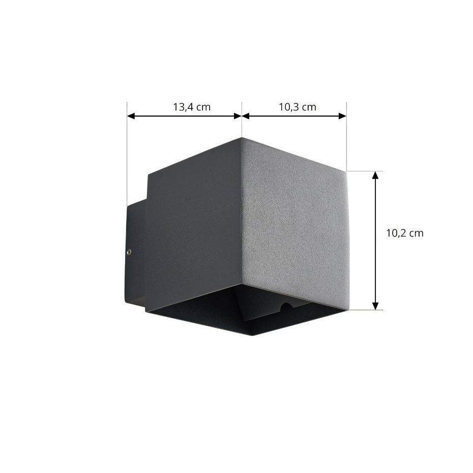 Applique extérieure en aluminium moderneLED