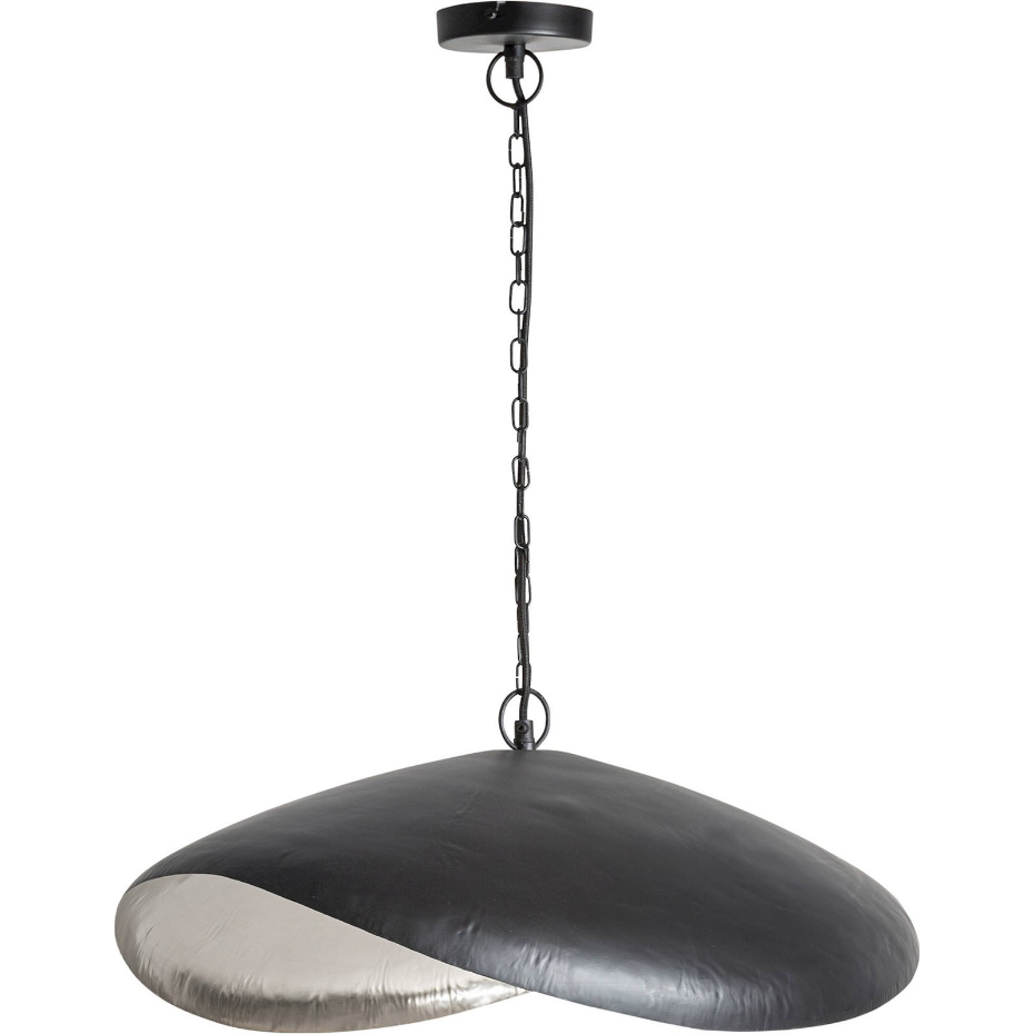 Lustre contemporain en fer finition sablée