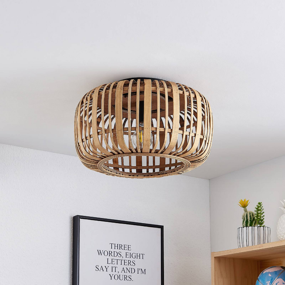 Plafonnier en bois traditionnel, Canyana