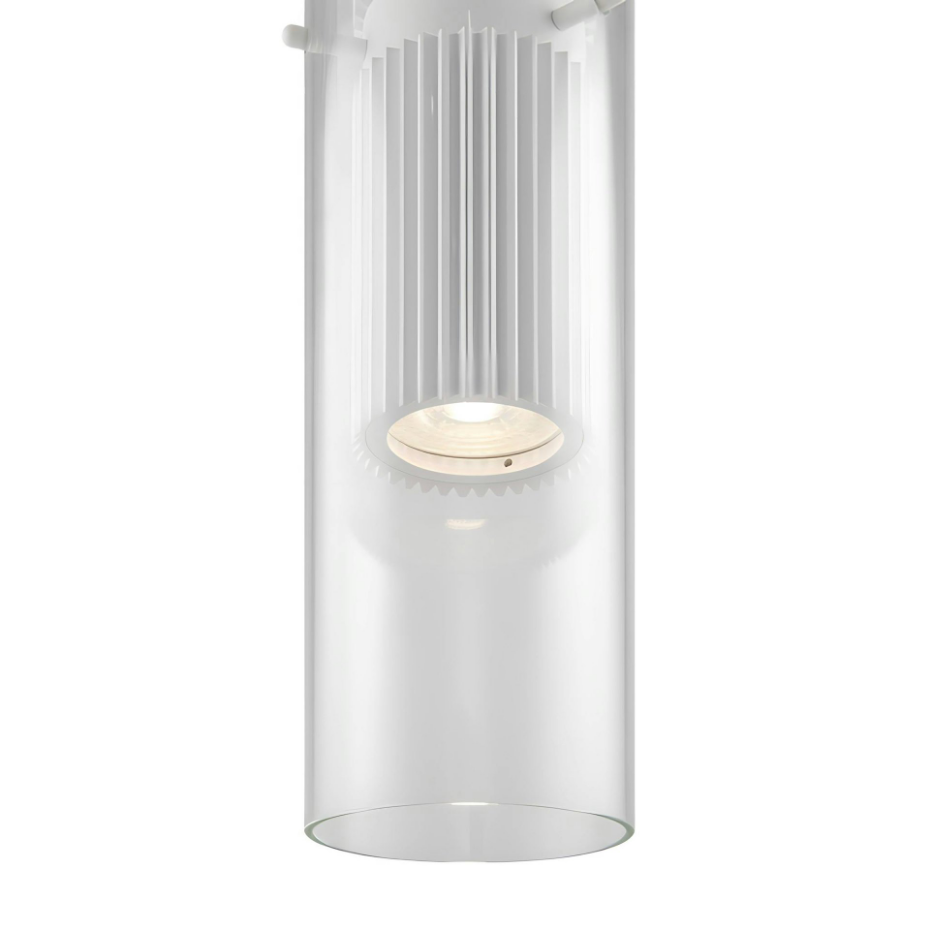 Suspension design cylindre en verre TAVA
