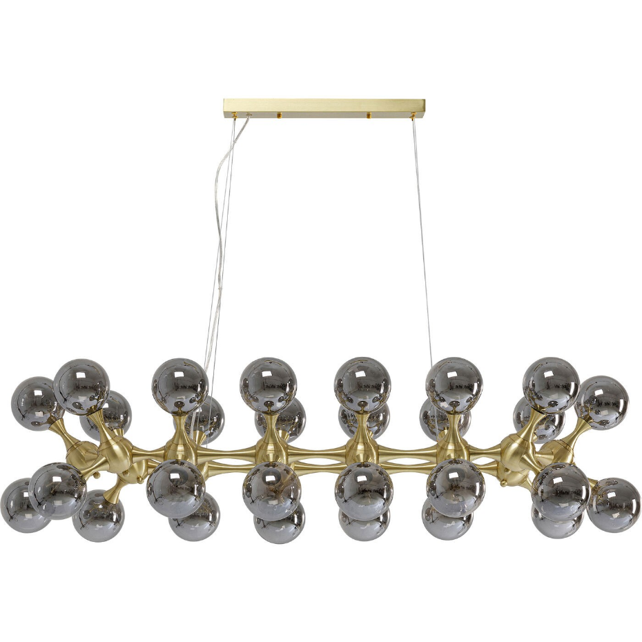 Suspension 28 abat-jours en verre, ATOMIC BALLS
