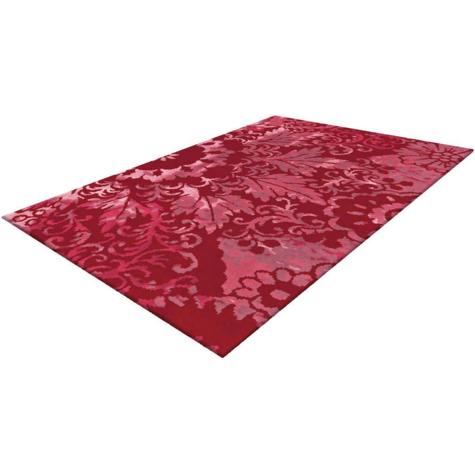 Tapis rectangulaire en laine satin 8061