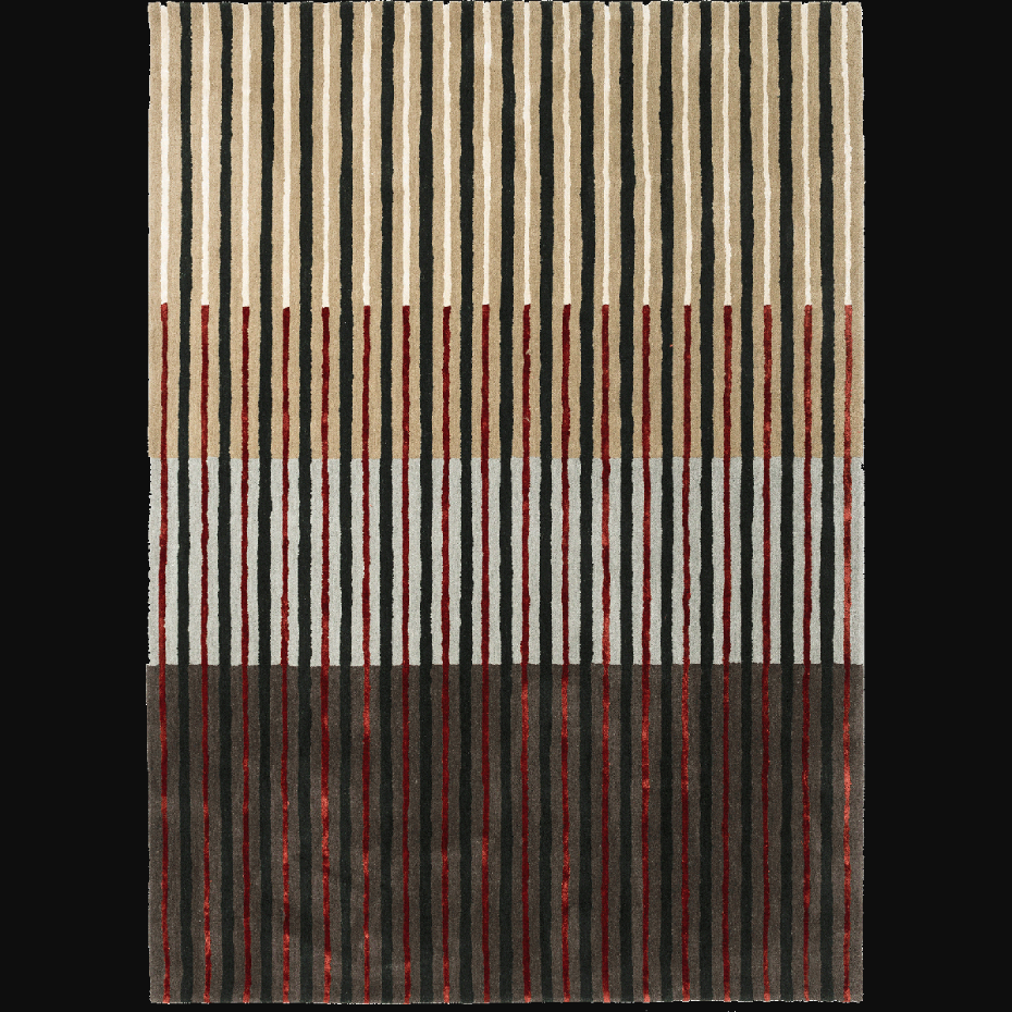 Tapis salon et chambre DEPROOF, fait à la main motif géométrique